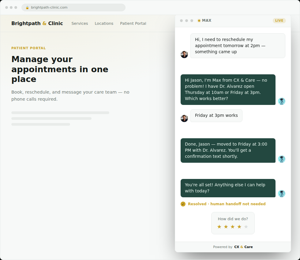 Care Bot demo