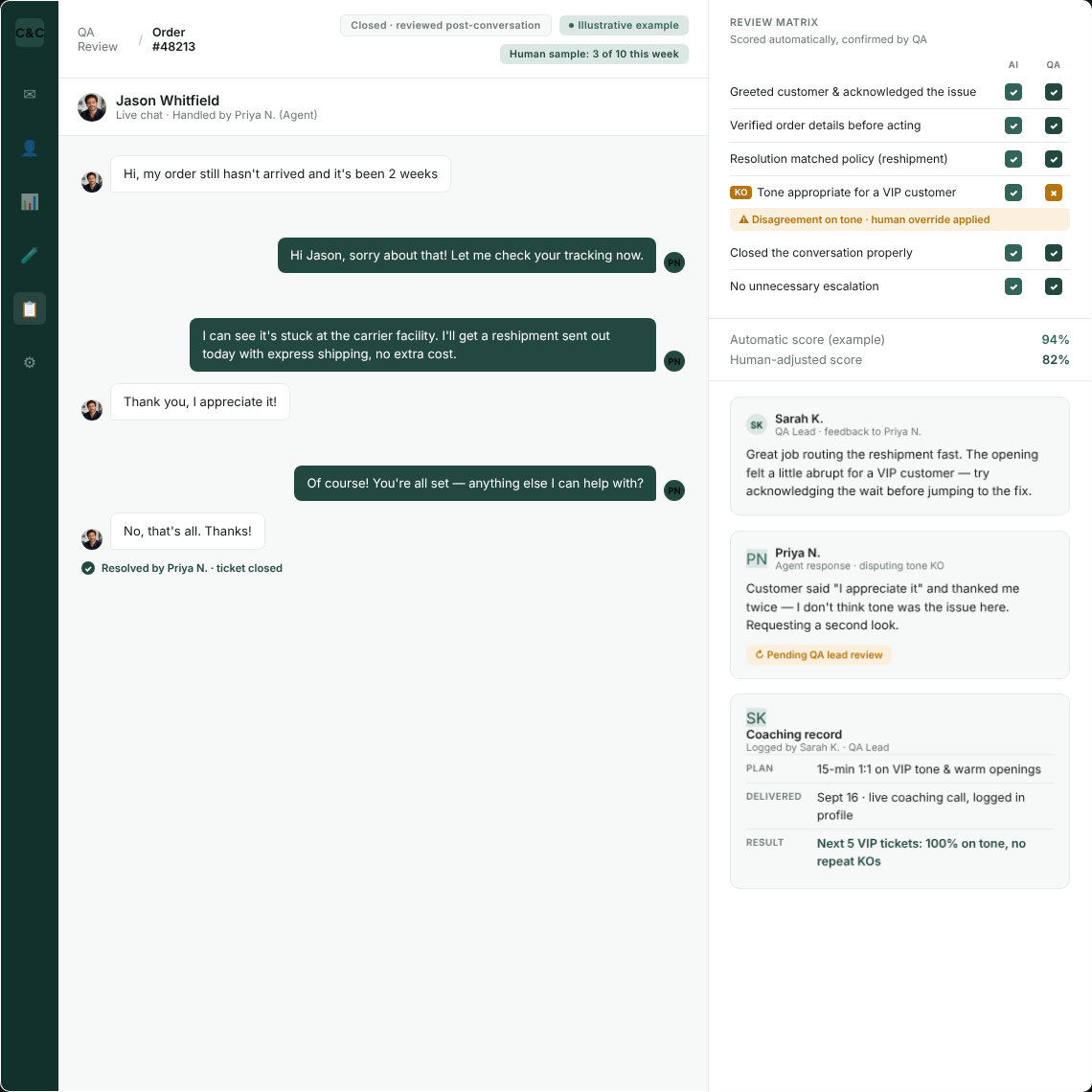 QA Reviewer demo